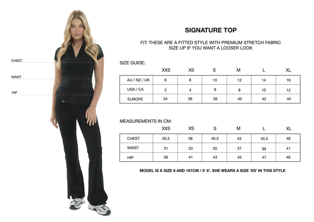 Sizing Chart | Forms Workwear